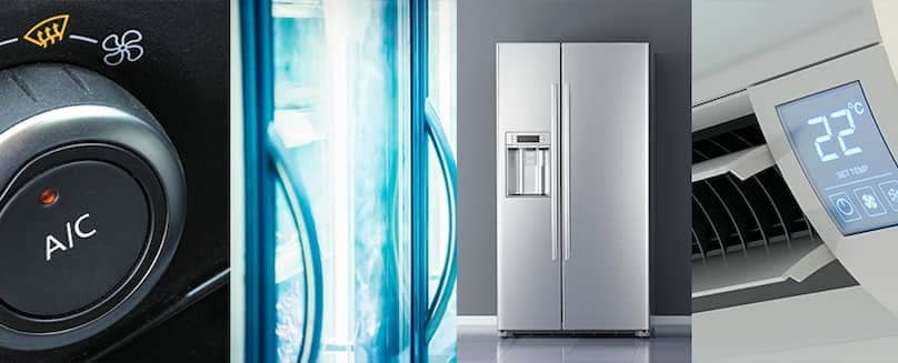 applications of refrigeration cycle in refrigerators and air conditioners
