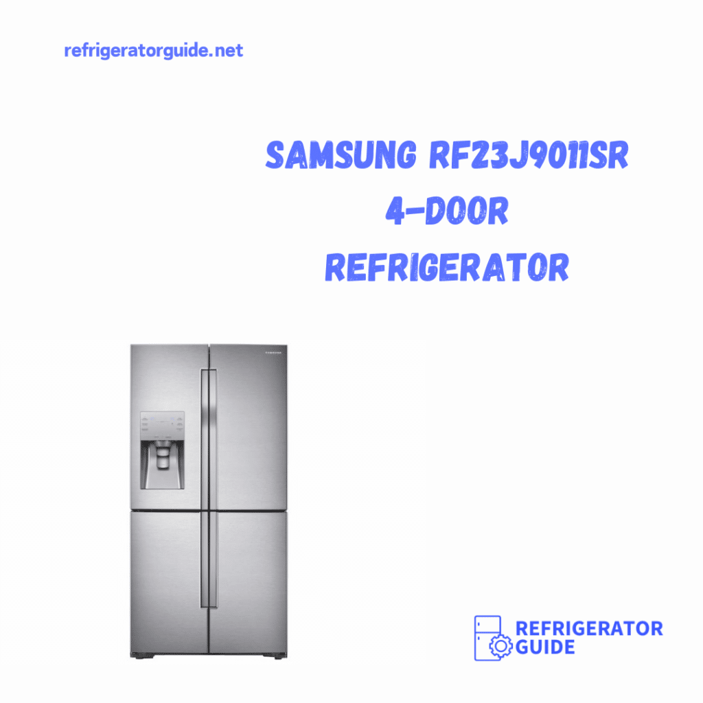 A view of the Samsung RF J SR Door Refrigerator