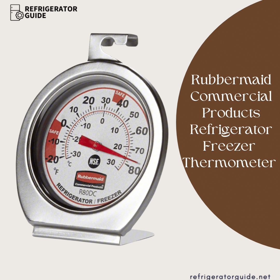 Rubbermaid Commercial Products RefrigeratorFreezer Thermometer 